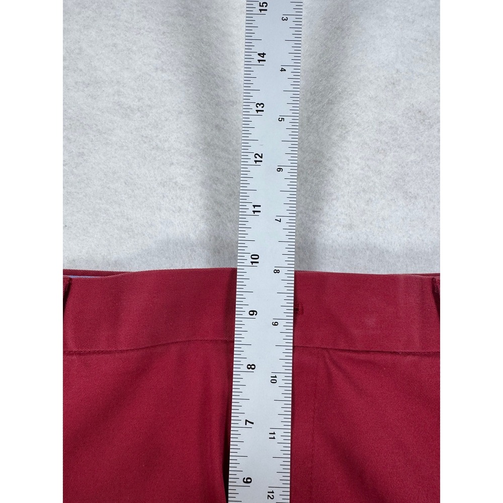 Brooks Brothers Mens 35 Advantage Chino Shorts Red Cotton Lightweight - Picture 7 of 8